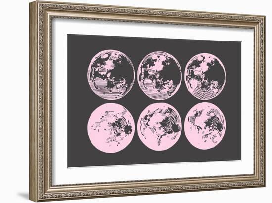 Pink Moons-null-Framed Art Print