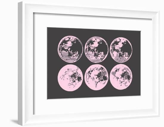 Pink Moons-null-Framed Art Print