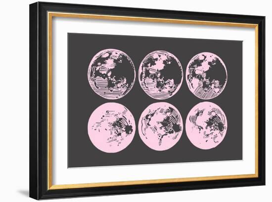 Pink Moons-null-Framed Art Print