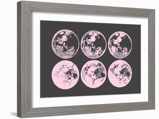 Pink Moons-null-Framed Premium Giclee Print