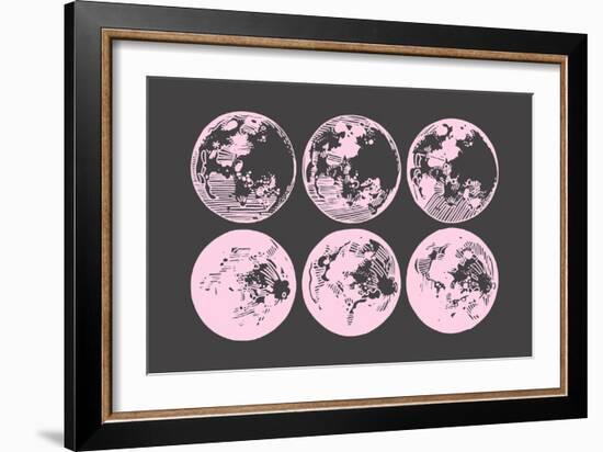 Pink Moons-null-Framed Premium Giclee Print
