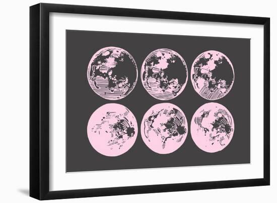 Pink Moons-null-Framed Premium Giclee Print