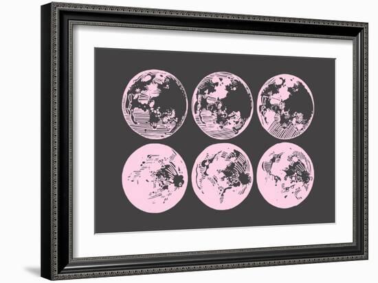 Pink Moons-null-Framed Premium Giclee Print