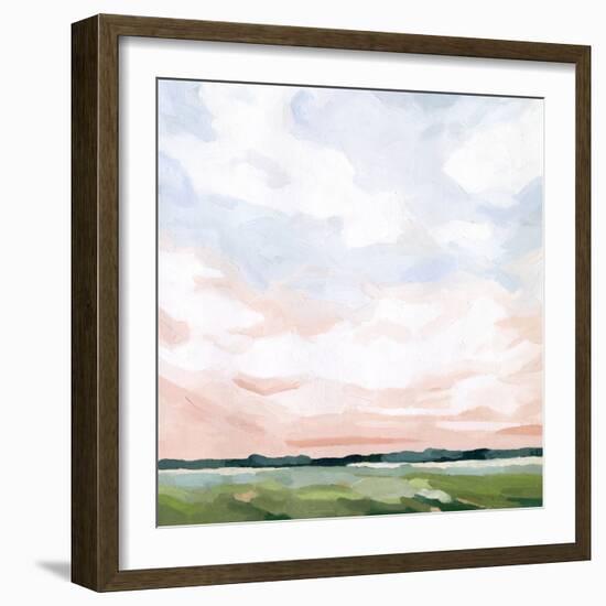 Pink Morning Horizon II-Emma Scarvey-Framed Art Print