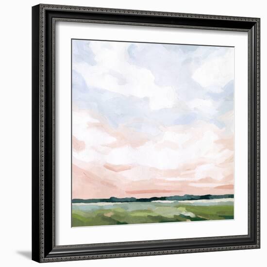 Pink Morning Horizon II-Emma Scarvey-Framed Art Print