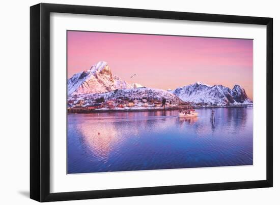 Pink Northern-Philippe Sainte-Laudy-Framed Photographic Print