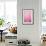 Pink On Pink I-Elizabeth Urquhart-Framed Photo displayed on a wall