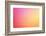 Pink, Orange, Yellow and Red Color Gradient Summer Defocused Blurred Motion Abstract Background Vec-IrisImages-Framed Photographic Print