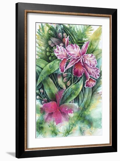 Pink Orchid-Michelle Faber-Framed Giclee Print
