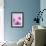 Pink Orchids-null-Framed Photographic Print displayed on a wall