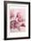 Pink Orchids-Urban Epiphany-Framed Art Print