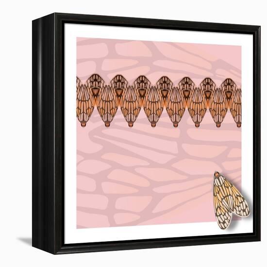 Pink Pacha in Line-Belen Mena-Framed Premier Image Canvas