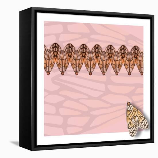 Pink Pacha in Line-Belen Mena-Framed Premier Image Canvas