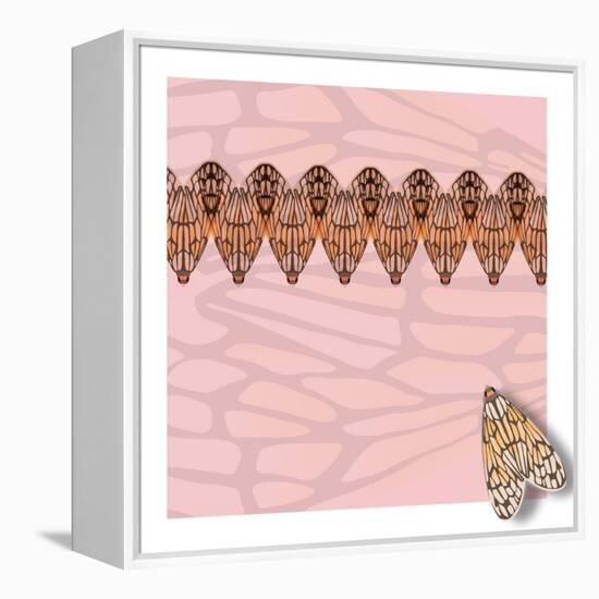 Pink Pacha in Line-Belen Mena-Framed Premier Image Canvas