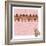 Pink Pacha in Line-Belen Mena-Framed Giclee Print