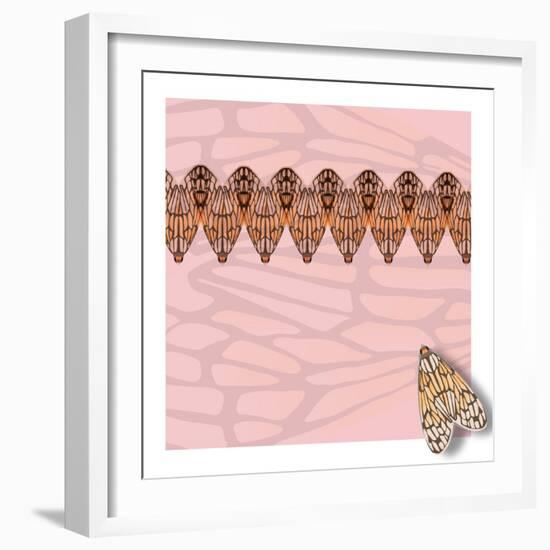 Pink Pacha in Line-Belen Mena-Framed Giclee Print