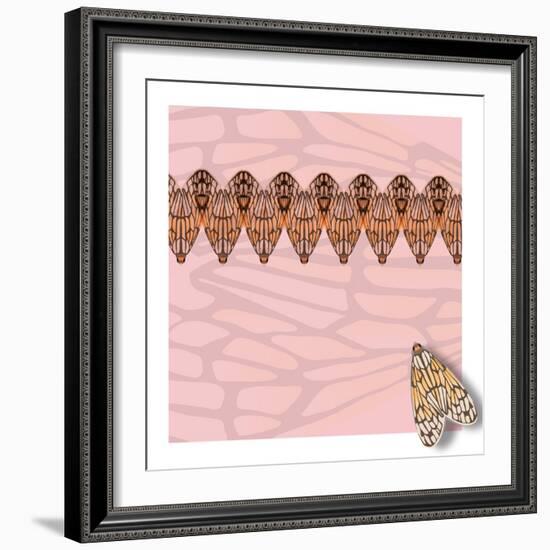 Pink Pacha in Line-Belen Mena-Framed Giclee Print