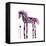 Pink Painted Pony-Wyanne-Framed Premier Image Canvas