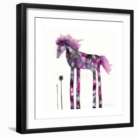 Pink Painted Pony-Wyanne-Framed Giclee Print