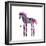 Pink Painted Pony-Wyanne-Framed Giclee Print