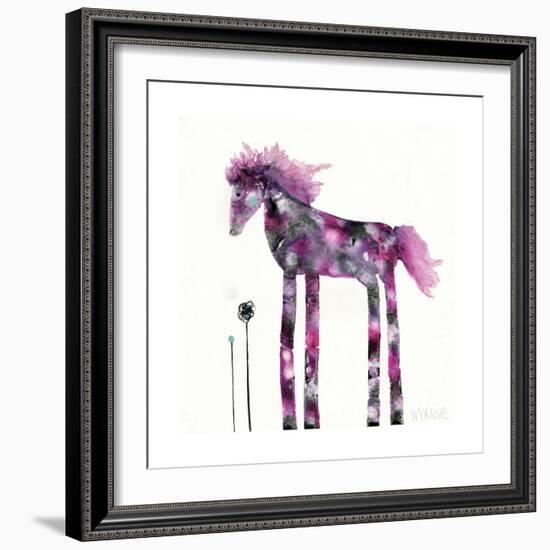 Pink Painted Pony-Wyanne-Framed Giclee Print