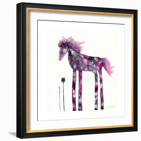 Pink Painted Pony-Wyanne-Framed Giclee Print