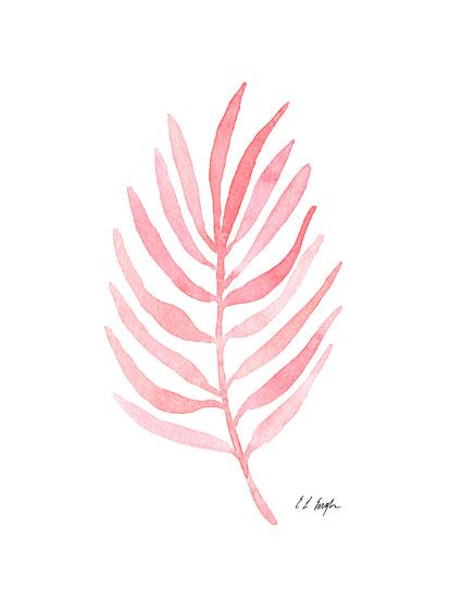 Pink Palm Leaf I Art Print Elise Engh Art Com Pink Palm Leaf I Art Print Elise Engh Art Com