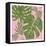 Pink Paradise 1-Sheldon Lewis-Framed Stretched Canvas