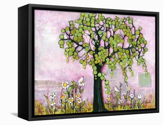 Pink Paradise Tree-Blenda Tyvoll-Framed Premier Image Canvas