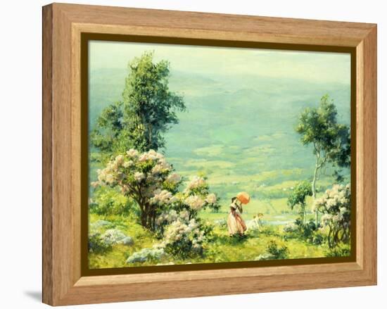 Pink Parasol, 1927-Charles Courtney Curran-Framed Premier Image Canvas