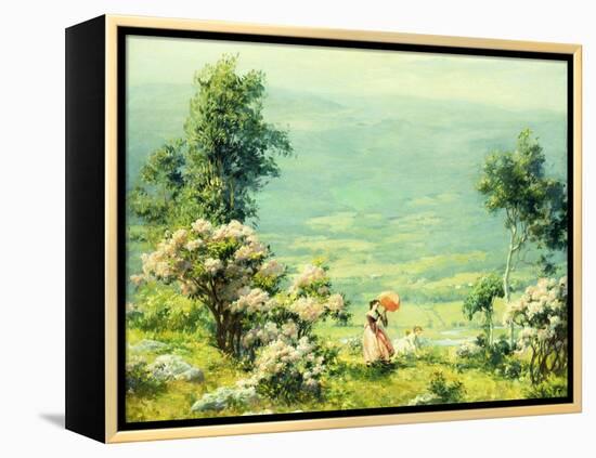 Pink Parasol, 1927-Charles Courtney Curran-Framed Premier Image Canvas