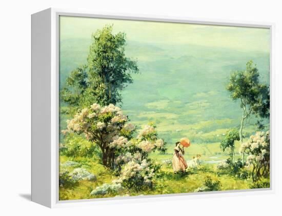 Pink Parasol, 1927-Charles Courtney Curran-Framed Premier Image Canvas