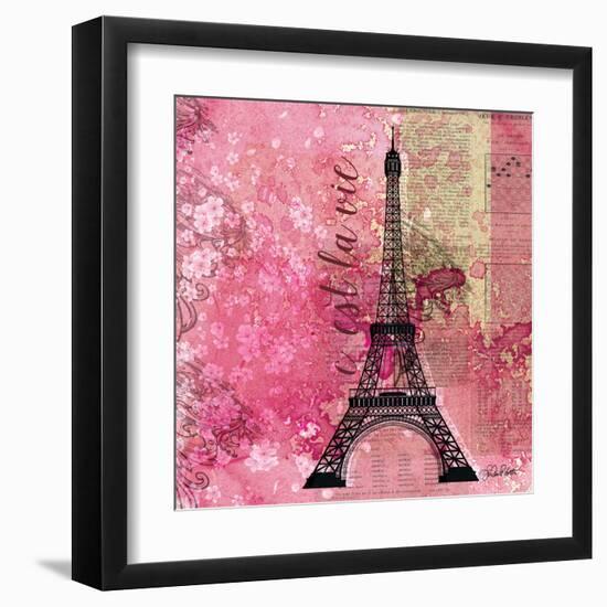 Pink Paris-LuAnn Roberto-Framed Art Print