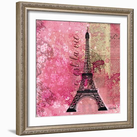 Pink Paris-LuAnn Roberto-Framed Art Print