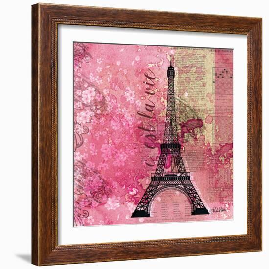 Pink Paris-LuAnn Roberto-Framed Art Print