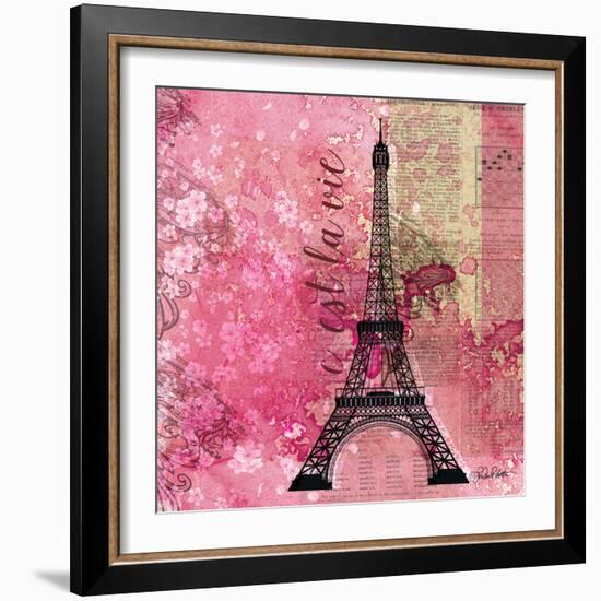 Pink Paris-LuAnn Roberto-Framed Art Print