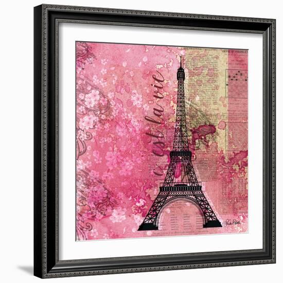 Pink Paris-LuAnn Roberto-Framed Art Print