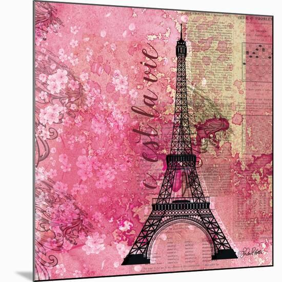 Pink Paris-LuAnn Roberto-Mounted Art Print