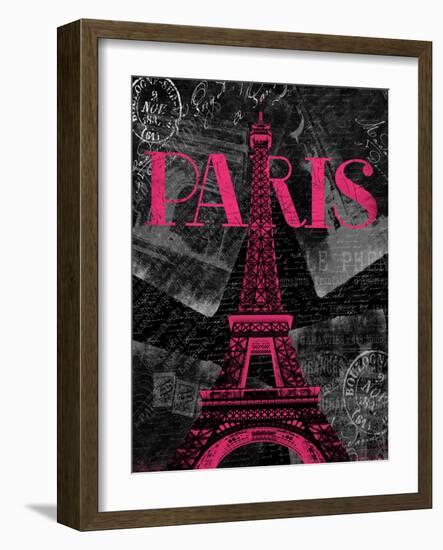 Pink Paris-Jace Grey-Framed Art Print