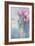 Pink Parrot Tulips and Marlette-Karen Armitage-Framed Giclee Print