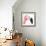 Pink Party of Four III-Gina Ritter-Framed Art Print displayed on a wall