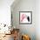 Pink Party of Four III-Gina Ritter-Framed Art Print displayed on a wall