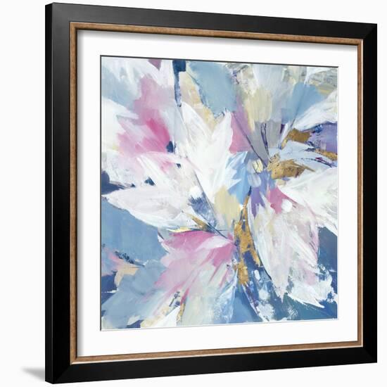 Pink Pastel Floral-null-Framed Art Print