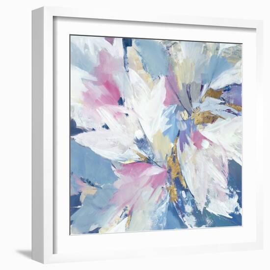 Pink Pastel Floral-null-Framed Art Print