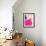 Pink Pastel Shape-Ana Rut Bre-Framed Giclee Print displayed on a wall