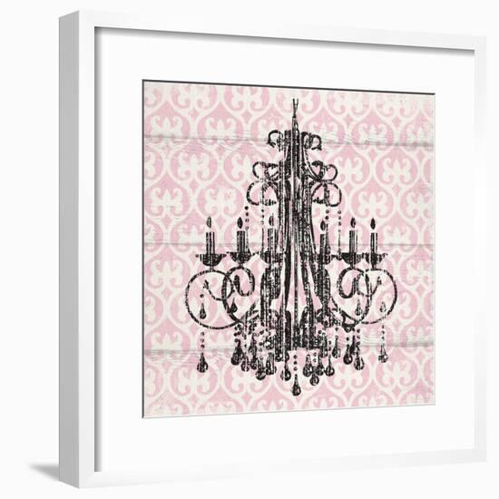 Pink Pattern Chandelier I-Piper Ballantyne-Framed Art Print