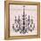 Pink Pattern Chandelier II-Piper Ballantyne-Framed Stretched Canvas