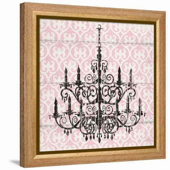 Pink Pattern Chandelier II-Piper Ballantyne-Framed Stretched Canvas