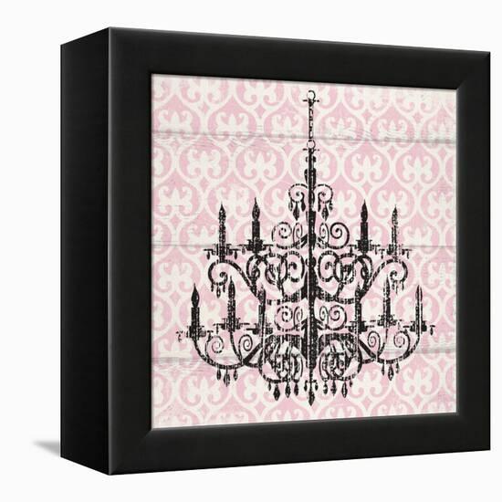 Pink Pattern Chandelier II-Piper Ballantyne-Framed Stretched Canvas