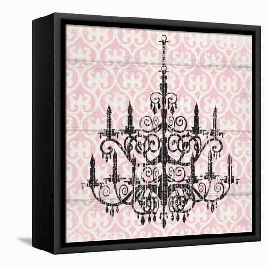 Pink Pattern Chandelier II-Piper Ballantyne-Framed Stretched Canvas